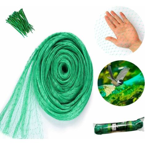Filet de Protection 4 x 6m Filet De Anti-oiseaux pour Arbres fruitiers Clture et Animaux Filet en Pour L¨gumes Jardin Filet pour Arbre et Parterre de Fleurs lastique, r¨sistant ¨¤ la d¨chirure