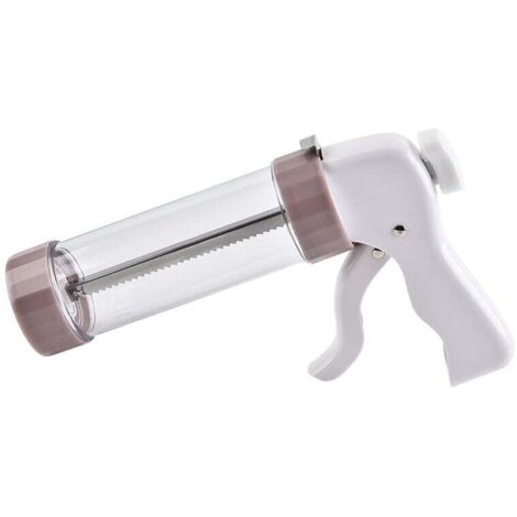Presse à biscuits, pistolet à douille, machine à churros, pointes de glaçage, stylo de décoration avec disques et buses - Kit de décoration de gâteau (1/5)