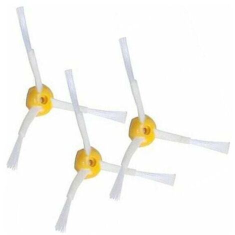 KIT Pack de 3 brosses latérales pour iRobot Roomba - séries 500/600/700 (1/3)