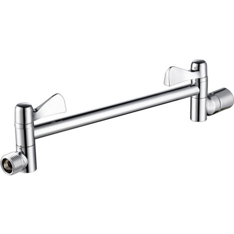 Extension de pommeau de douche en cuivre tige de connexion de salle de bain bras de douche tige d'extension réglable accessoires de support de pommeau de douche (1/5)