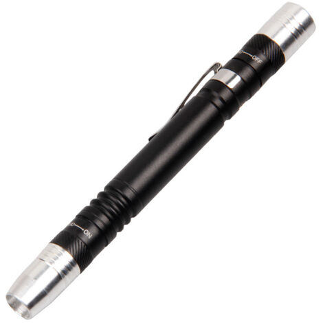 Torche UV Blanche 395nm Mini Torche UV 2 en 1 LED UV Lumière Noire 2 Sources de Lumière (1/5)