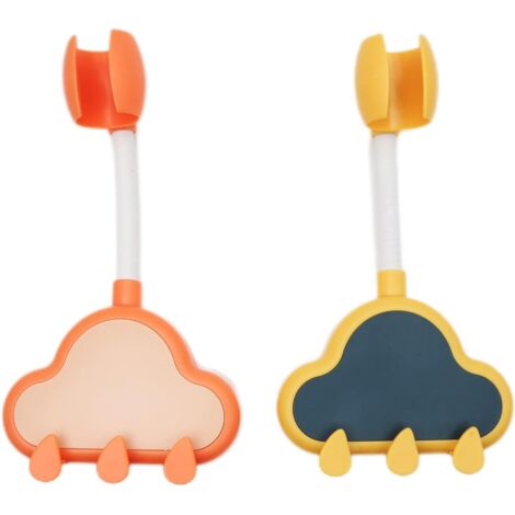 Lot de 2 supports de pommeau de douche mignons crochets de nuage (1/5)