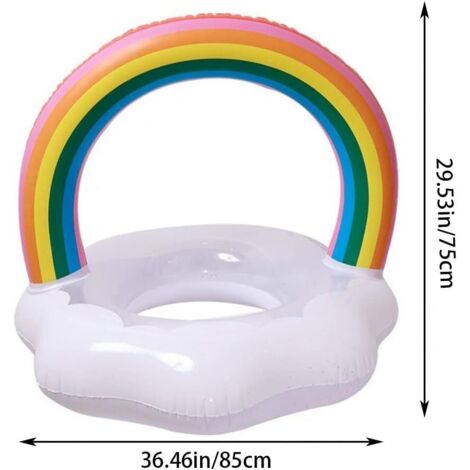 Anneau De Piscine Gonflable Arc-en-Ciel Anneau De Natation Flottante Pour Piscine Pour Adultes 96055943 Anneau De Piscine Gonflable Arc-en-Ciel Anneau De Natation Flottante Pour Piscine Pour Adultes 96055943