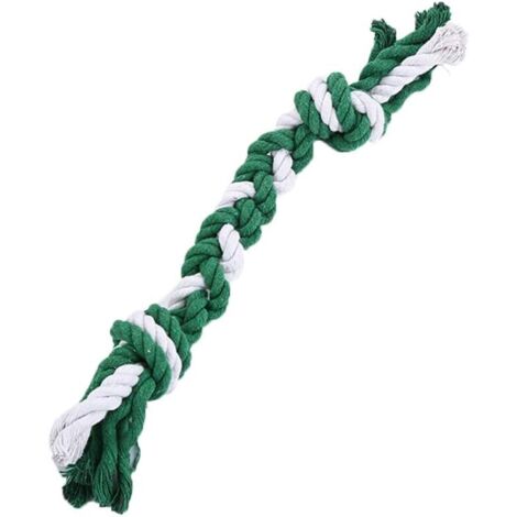 Corde en Coton pour Animaux de Compagnie pour Chien à mâcher mâles Jouet de Nettoyage pour Animaux de Compagnie molaire Corde à mâcher Jouet Amusant (1/5)
