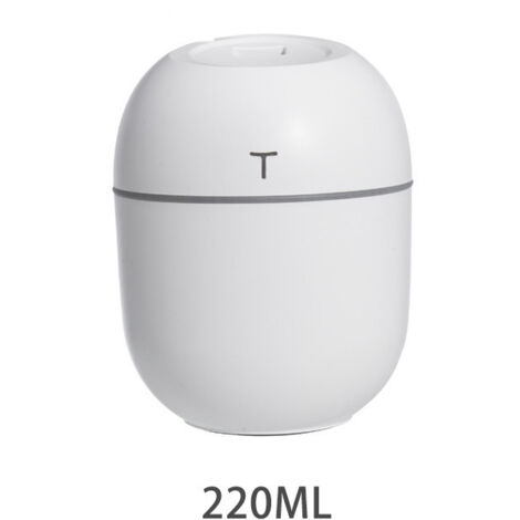 Mini humidificateur d'air de voiture 220 ml (blanc) (1/5)