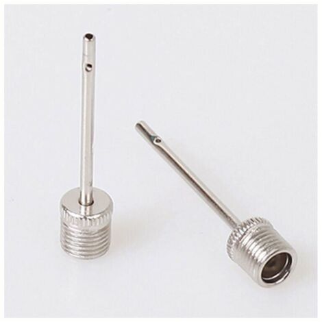Lot de 15 aiguilles de gonflage pour pompe à ballon en acier inoxydable avec récipient de rangement Idéal pour gonfler le football, le basket-ball, le volleyball et tous les autres ballons de sport (1/5)