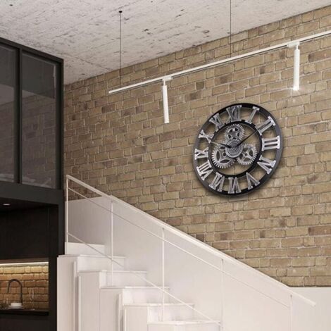 Horloge murale en plastique rétro des années - France