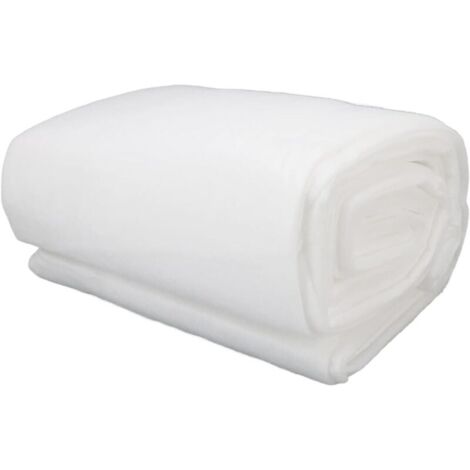 Vtizikl Rouleau de filtre à air blanc en coton 3 mm, 1 m x 5 m, pour pièces de filtration d'air (1/4)