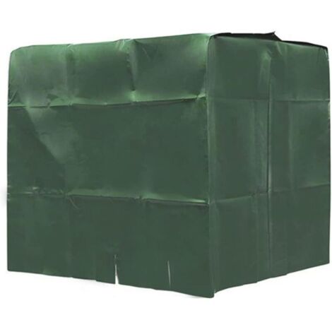 Vtizikl Couvre de Protection des récipients IBC étanche du réservoir d'eau extérieure à la poussière du réservoir d'eau de Pluie à poussière 1000L Green (1/4)