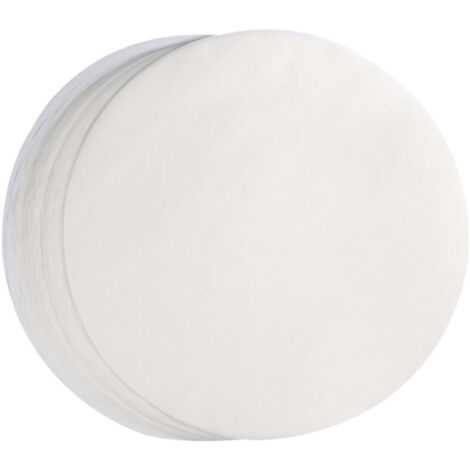 Vtizikl Papier sulfurisé en silicone, papier barbecue, feuille barbecue, papier rond, 26 cm, 100 feuilles (1/4)
