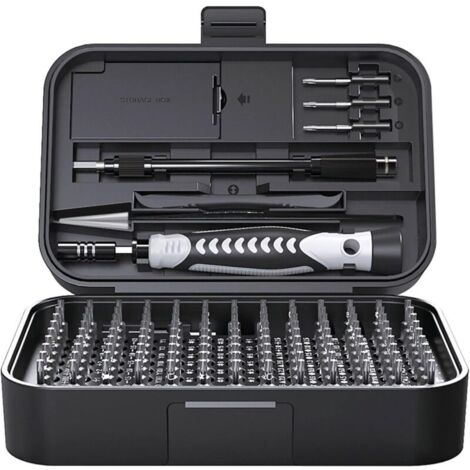 Vtizikl Kit de tournevis de précision 130 en 1 pour mécanicien de précision - Pour iPhone, ordinateur portable, jouets, montres (1/4)