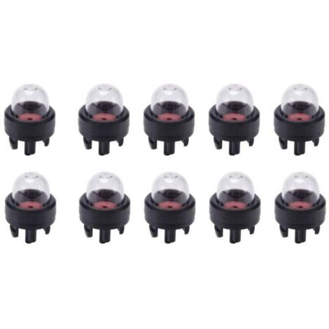 Vtizikl 10 Pièces Ampoule Amorçage D'essence, Ampoule de Carburant Pompe, Bulle D'huile de Carburateur, pour Stihl/Weed Eater/McCulloch/Ryobi Echo (1/4)