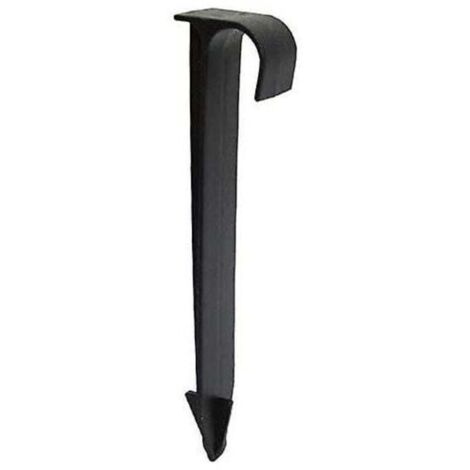 Vtizikl 100Pcs Supports De Tuyau De Tube Dn16 Type C Enjeux Au Sol Pour Tuyauterie De Tuyau Pe Raccords D'Irrigation Par Gouttières Connecteurs D'Eau De Jardin (1/4)
