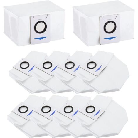 Lot de 10 Sac d'aspirateur Accessoires pour Deebot X1 Omni / X1 e Omni / T20 Omni, Aspirateur Accessoires de Rechange Sac à poussière (1/4)