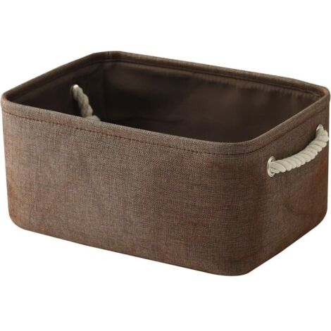 Vtizikl Panier de rangement en tissu, panier de rangement pour jouets de chien, panier de rangement pour bébé, panier de rangement en toile (1/4)