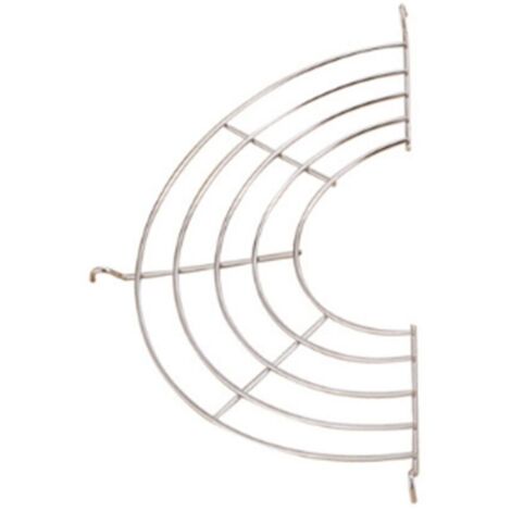 Vtizikl Égouttoir à huile semi-circulaire en acier inoxydable, support à vapeur polyvalent pour épissure, support de vidange d'huile de friture de cuisine, support d'isolation (1/4)