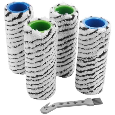 Vtizikl Accessoire pour aspirateur,Lot de 4 Brosses à Rouleaux pour FC7 FC7 Premium FC5 FC5 Premium FC3 PièCes de Nettoyeur de Sol (1/4)