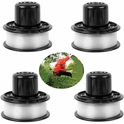 Vtizikl Carrete de hilo A6226 compatible con desbrozadora automática Black and Decker GL360 GL250 GL310 GL360SB con hilo de 6 m, carrete de hilo para desbrozadora Black and Decker A6226 ST4400 ST4500 (1/4)