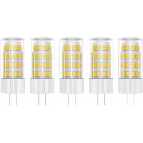 Vtizikl bombillas LED G4 de 5 W, 51 LED SMD 2835, blanco cálido 3000 K, equivalentes a bombillas halógenas de 50 W, CA/CC 220 V (1/4)