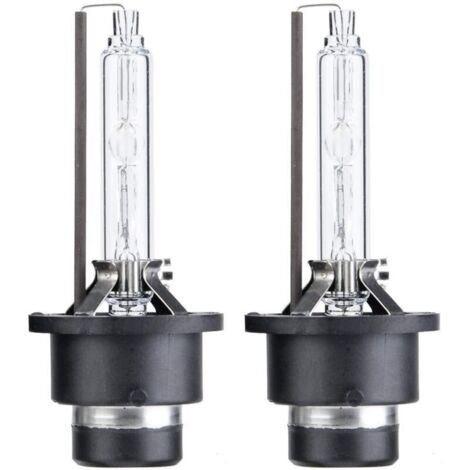 Vtizikl 2 pièces D2S 35W Phare Xénon de Voiture 85V AC HID,Ampoules de Remplacement de Lampe au Xénon 6000K D2R - Douille P32d-3 (Blanc froid) (1/4)
