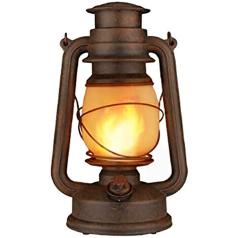Vtizikl Lampe Lanterne LED Décorations Maison Lumières Sans Fil à Piles, Lanterne Extérieure, Design Rétro, Lanterne de Camping, Lampe à économie D'énergie pour le Porche/Terrasse/Jardin/Camping/Maria (1/5)