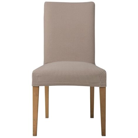 Vtizikl 4 Pcs Housses de Chaise Couverture de Chaise de Salle à Manger Extensible Protection de Chaise (1/5)