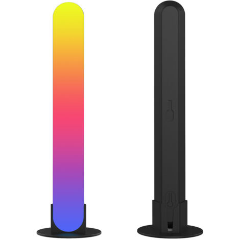 Vtizikl Lampe de chevet LED, lampe de ramassage, lampadaire magique, application Bluetooth, lampe d'ambiance de bureau, 2 pièces (1/5)
