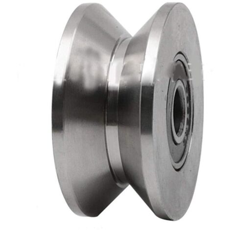 Vtizikl Roue de porte robuste en acier inoxydable 304 - 2,7" (1/3)
