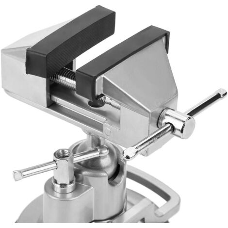 Mini Étau De Table Universel 2 En 1 – Robuste En Aluminium Et Acier, Ouverture 58 Mm, Idéal Bricolage, Bois, Métal & Perçage