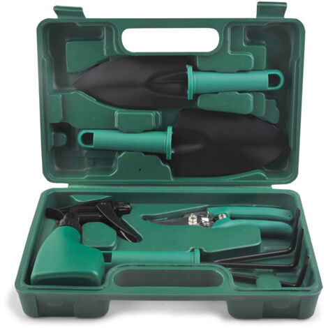 Vtizikl Outils de jardin ensemble de 5 pièces outils de jardinage en pot combinaison arrangement de fleurs élagage bonsaï fleur ciseaux outil (1/5)