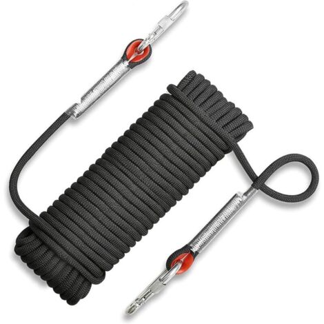 Vtizikl Corde de sécurité  10M/20M/30M pour l'escalade en extérieur, corde de secours en montagne résistante à la déchirure, diamètre 10 mm, idéale pour la randonnée. (1/4)