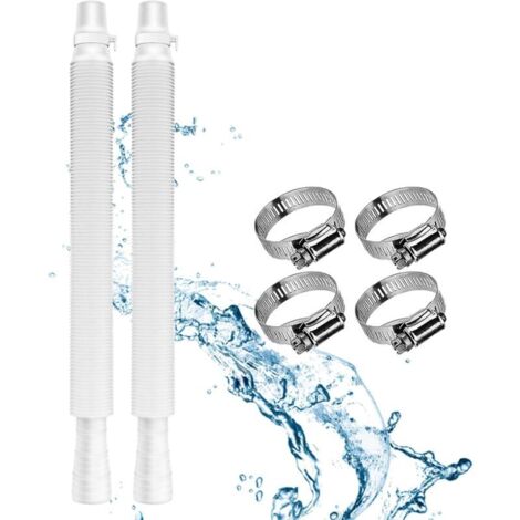 Vtizikl Tuyau de rechange pour pompe de piscine , tuyau pour piscine enterrée, kit de tuyau de rechange pour piscine hors sol, tuyau de remplacement (1/4)