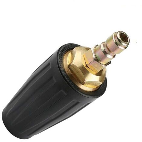 Vtizikl Buse turbo rotative 1,8 GPM 3000 PSI 035 pour nettoyeur haute pression, raccord rapide 1/4 pouce, coupleur rapide, buse pour nettoyeur haute pression (1/4)