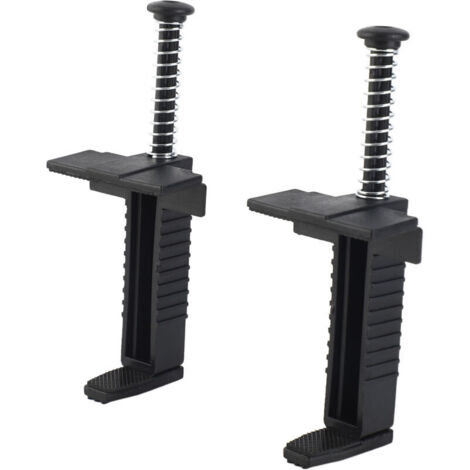 Vtizikl Lot de 2 Noir serre-joints pour revêtement de briques, outil de maçonnerie, outil de mesure de nivellement, accessoire d'ingénierie pour constructeurs et maçons (1/4)