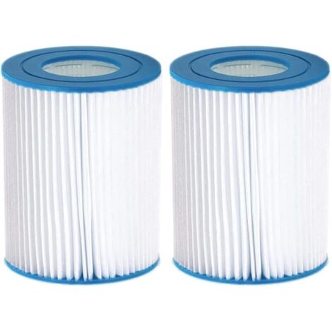 Vtizikl Cartouche de Filtre de Piscine de Type II, Cartouche filtrante pour bestway 58094 Filtre Pack, Pompes de Filtre Cartouche de Filtre de Remplacement Universel. (2 pièces) (1/4)