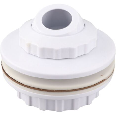 Vtizikl Buse de piscine à œillet G2 filetage extérieur G1-1/2 filetage intérieur Buse de massage de piscine rotative à 360° Sortie d'eau de piscine spa Buse de baignoire de massage Dispositif de retou (1/4)