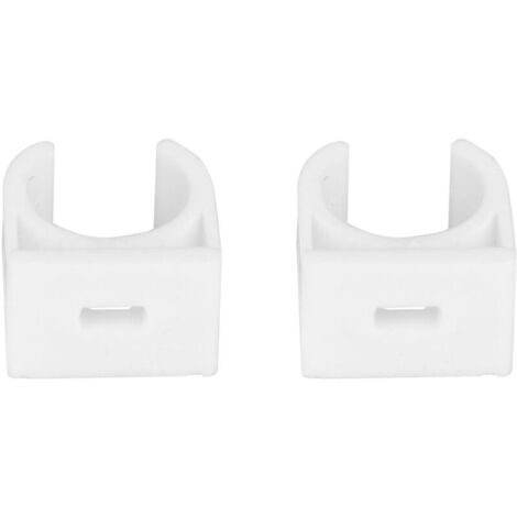 Colliers de serrage en U pour tuyaux d'eau, 20 pièces, 16/20/25/32 mm, clips fixes avec vis (16 mm) (1/4)