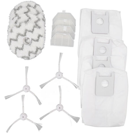 Vtizikl Sac à poussière, filtre, chiffon, brosse latérale, accessoires nettoyeur pour aspirateur robot Roidmi EVA SDJ06RM (1/4)