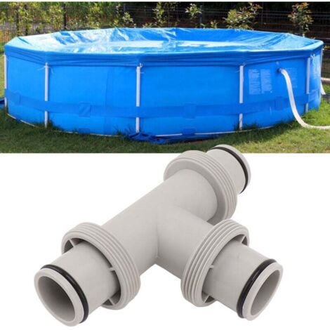 Vtizikl Remplacement de valve à Piston de tuyau en forme de T de piscine fendue 2 en 1 pour l'entretien de pompe de piscine de système de Circulation de filtre (1/4)