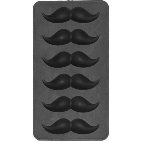Vtizikl Emporte-pièces pâtisserie, Moule à glaçons en silicone pour la maison, en forme de moustache (1/4)