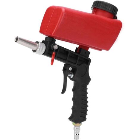 Vtizikl Machine de sablage pneumatique, sableuse portative Industrielle réglable pour projets Professionnels, avec Interrupteur Marche/arrêt de Type Plaque de sécurité (1/4)