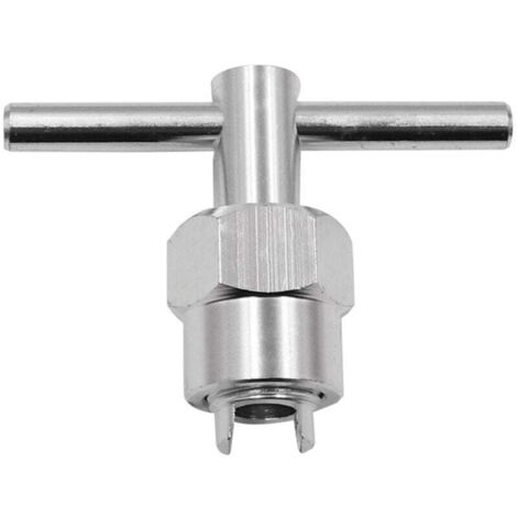Vtizikl Clé de robinet utilitaire en alliage d'aluminium galvanisé clé de surface plombier salle de bain outil d'entretien de plomberie pour les réparations d'évier de robinet (1/4)