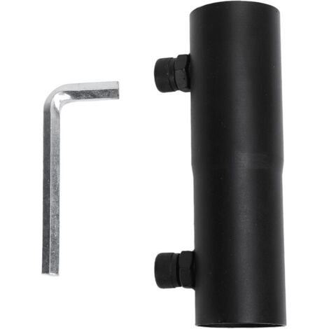 Vtizikl Adaptateur de tuyau en alliage d'aluminium, support robuste, pratique pour des ajustements flexibles, adapté à diverses surfaces, comprend un outil d'installation et une clé hexagonale (1/4)