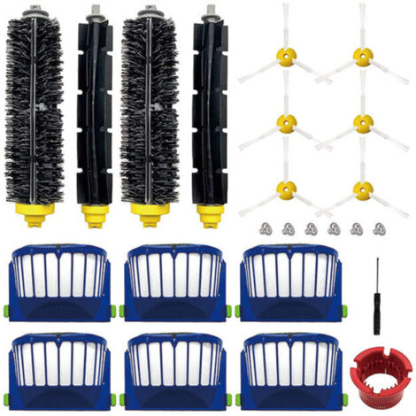 Vtizikl Accessoire pour aspirateur Accessoire de balayeuse compatible avec les séries Robot 600/610/620/630/645/650/655/660/680 (1/4)