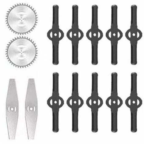 Vtizikl Déstockage Accessoires pour tondeuses à gazon Lames de désherbeur électrique Lames de scie Manche télescopique léger pour la coupe du gazon, l'entretien de l'allée et du jardin,LAOA (1/4)