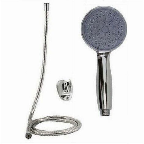 Vtizikl Kit Doccetta Doccino Bagno Tondo Soffione Doccia Con Laccio 1,8 Mt Staffa 69100 - (1/2)