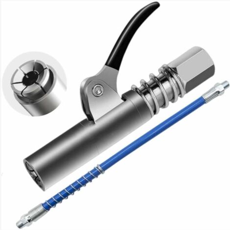 Vtizikl HIQE-FL Raccord de Pistolet à Graisse,G Coupler Embout Pompe à Graisse Original,Embout Pompe a Graisse,Pistolets Graisseurs,Coupleur de Pistolet à Graisse (A) (1/4)
