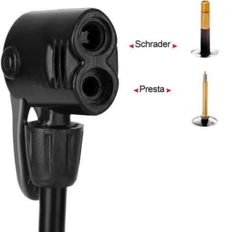 POMPE A VELO,034 with Gauge--pompe à vélo Portable, manomètre haute