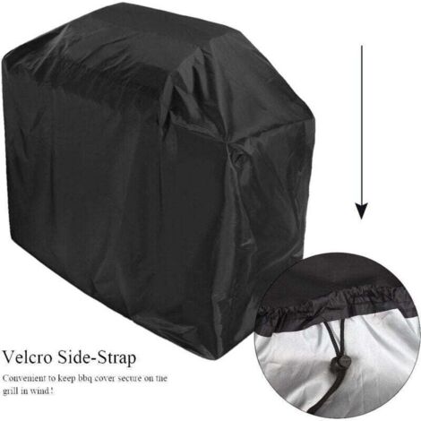 Housse De Protection Pour Barbecue - Tissu Oxford Imperméable Anti-UV - Taille 61x44x36 Cm - Pour Jardin, Terrasse