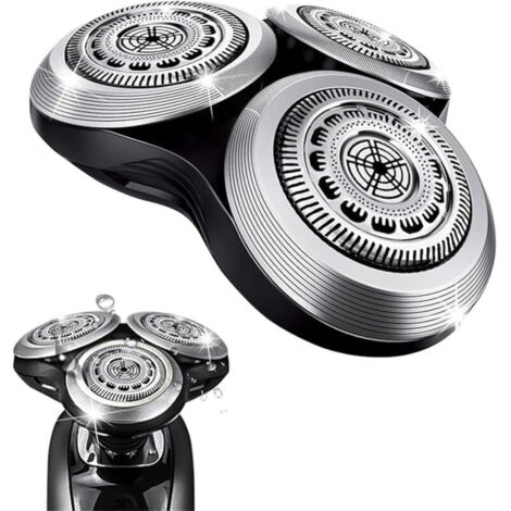 Vtizikl Tête de lame RQ12, compatible avec les rasoirs électriques Philips S9000, S9111, RQ10, RQ1250, SH90 (1/4)